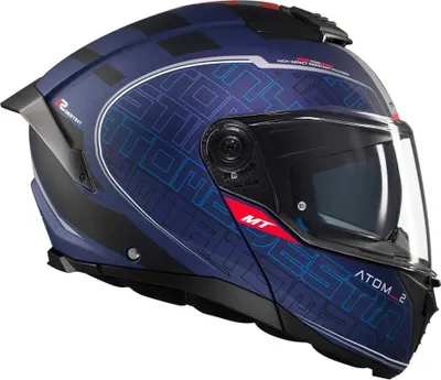 Obrázok produktu pre Modulárna prilba Mt Helmets Atom 2 Sv Destiny Blue M Blue M