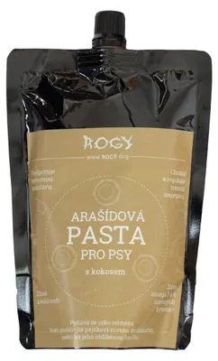 Obrázek produktu pro Arašídové máslo pro psy s kokosovými hoblinami