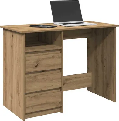 Zdjęcie produktu dla Maison Exclusive – biurko Artisan z dębu 102 x 50 x 75 cm Materiał drewnopochodny