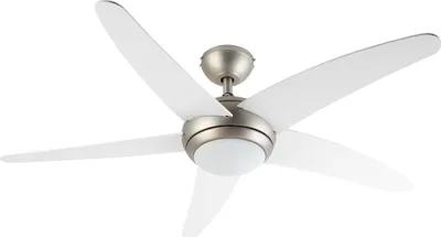 Obrázok produktu pre Klarstein Bolero - stropný ventilátor 2 v 1, 134 cm, 50 dB, 3 rýchlosti, biely