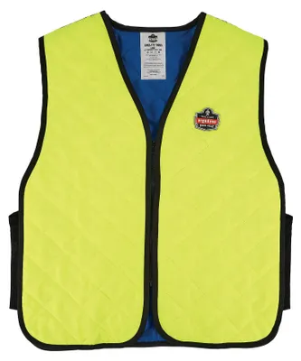 Kühlweste mit Verdunstungskühlung, limonengrün, 3XL