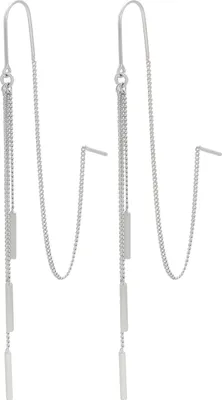 Image de Boucles d'oreilles Joella pour femmes - argent, taille unique