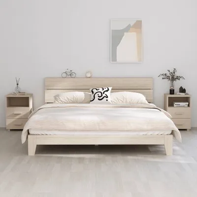 Zdjęcie produktu dla VidaXL 340416, Brązowy, MDF, Drewno sosnowe, HAMAR, 400 mm, 350 mm, 620 mm
