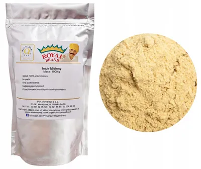 Produktbild von Gemahlener Ingwer 1Kg ohne Zusatzstoffe Hohe Qualität