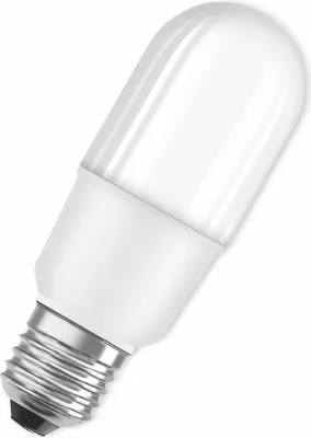 A white LED light bulb with a silver screw base, presented on a white background.
