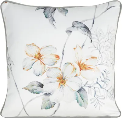 Zdjęcie produktu dla Eurofirany 462611, Biały, Poliester, 100% Poliester, Wzór, 360 g/m², 45 x 45 cm