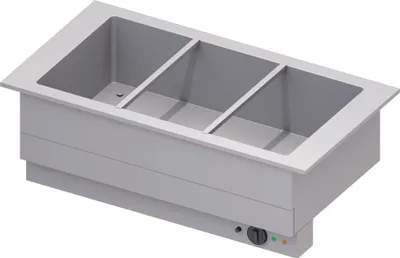 Produktbild von Bain Marie Becken Drop-In 3xGN 1/1 1155x620x390mm