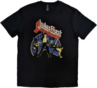 Obrázek produktu pro Judas Priest - Tričko "Unleashed Version 2" pro muže/dámy Uni RO5946 (XL) (černá)