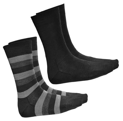 Produktbild von Merinosocken Wintersocken Wollsocken - Herren - 80 % Wolle - Warm und dünn - 2 Paar