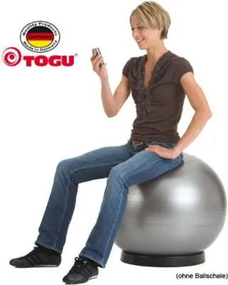 Produktbild von TOGU Sitzball ABS, Blau, Volle Größe, 120 kg, Crylon, 65 cm