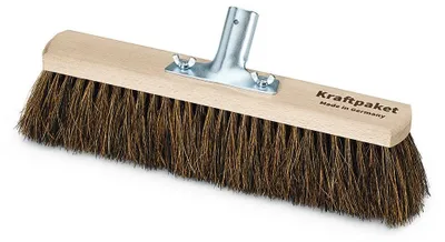 Produktbild von Hochwertiger Saalbesen 400mm Arenga Kokos - Effektiver Kehrbesen für Lagerhallen und Werkstätten - Reinigt Grob- und Feinschmutz - Natur 1
