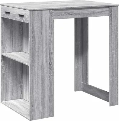 Produktbild von vidaXL Bartisch Grau Sonoma 102x70x103,5 cm Holzwerkstoff