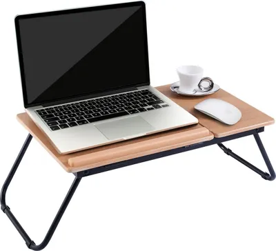 Obrázok produktu pre COSTWAY Stolík na posteľ Stolík na notebook Stojan na notebook Lapdesks skladací
