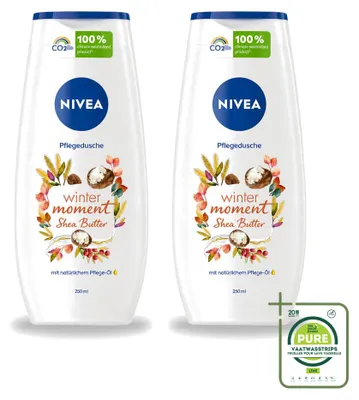 Obrázek produktu pro 2 kusy sprchového gelu NIVEA Winter Moment s bambuckým máslem - 250 ml - velkopackové balení