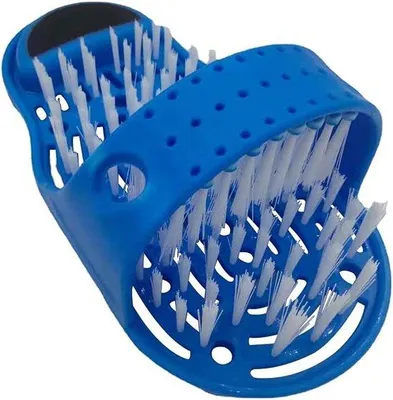 Produktbild von Fusswaschmaschine, Fußborstel, Dusche, Fußmassagegerät, Pantoffeln, Fußpflege, Borsten, Fußpflege, Slipper mit Klettverschluss für Bodenbefestigung zum Duschen, Spa