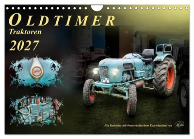 Produktbild von Oldtimer - Traktoren (Wandkalender 2027 DIN A4 quer), CALVENDO Monatskalender