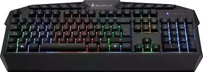 Immagine prodotto di Verbatim SureFire KingPin RGB Gaming Multimedia Keyboard Tastiera da gioco cablata QWERTY spagnola illuminata, QWERTY nera (48830)