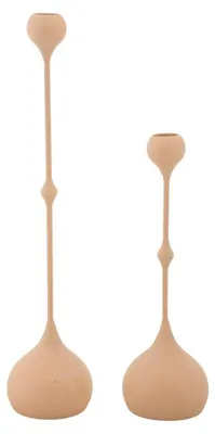 Immagine prodotto di Mauro Ferretti Slimmy portacandele rosa - set di 2. (8x26cm, 8x37cm)