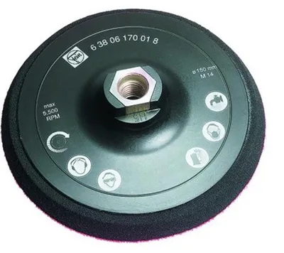Produktbild von FEIN Stützteller, Ø 80 mm, mit Klettenhaftteil, M 14
