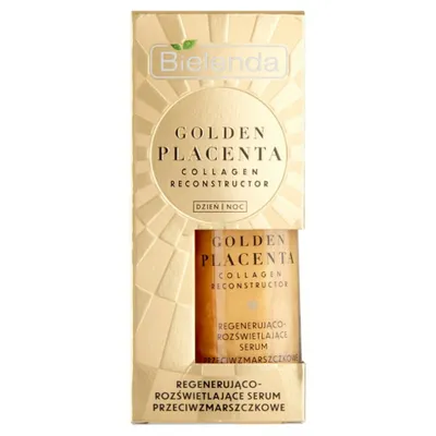 Image de Bielenda Golden Placenta Regenerating Illuminating Anti-wrinkle Day & Night Serum 30g