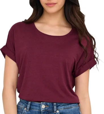 Produktbild von ONLY ONLMOSTER S/S O-NECK TOP NOOS JRS Burgundy M