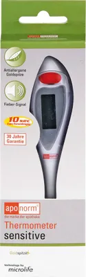 Obrázok produktu pre aponorm stonkový teplomer citlivý, 1 ks. Klinický teplomer