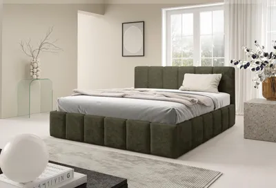 Zdjęcie produktu dla DEKORI INTERIORS Łóżko tapicerowane KALLA Slim 180x200 cm z pojemnikiem na pościel - PERFECT HARMONY 39