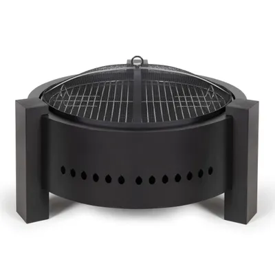 Produktbild von Livoo 2-in-1 Feuerstelle mit Grill 59,5 Cm Schwarz