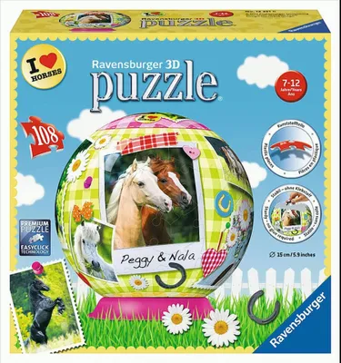 Produktbild von puzzleball - Alle meine Lieblingspferde, 108 Teile