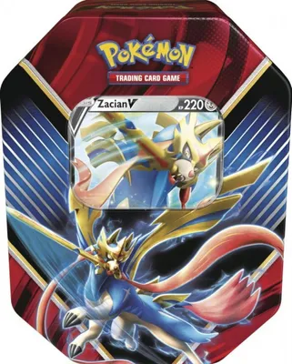 Immagine prodotto di Carte collezionabili Pokemon Scatola di latta V-Power, personaggio:Zacian-V