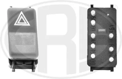 Produktbild von ERA Warnblinkschalter 662469 passend für MERCEDES-BENZ 190 (W201) C-Klasse Limousine (W202)