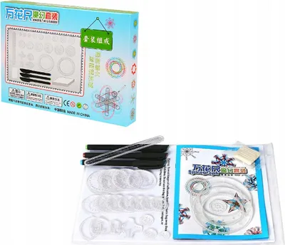 Produktbild von Spirograf Zeichenset – Lernspielzeug / Pädagogisches Spielzeug