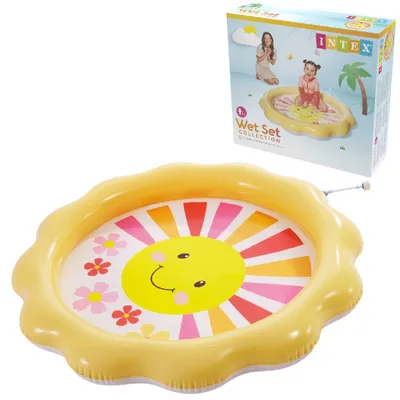 Immagine prodotto di Piscina gonfiabile Intex Sunny Rays 104 cm x 104 cm x 13 cm, 59 litri, dai 2 anni in su, 56126NP