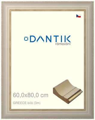Obrázek produktu pro DANTIK rámeček 60x80 | GREECE bílá (Plexi Čiré)