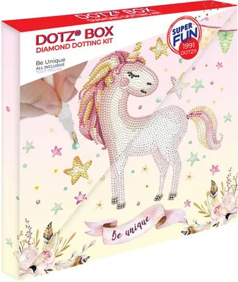Zdjęcie produktu dla Diamond Dotz DBX.023, Zestaw do malowania diamentów dla dzieci, Wielobarwny