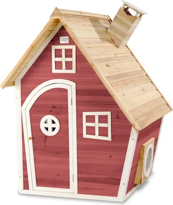 Image de EXIT Fantasia 100 Maison en Bois – Cabane Extérieure – Bois– Enfants – Rouge