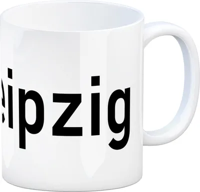 Produktbild von Weiße Tasse Leipzig - Kaffeebecher