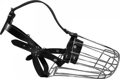 Produktbild von Metall Draht Beißkorb Maulkorb für den Dalmatiner Gr.5 Länge 12cm Umfang 28cm