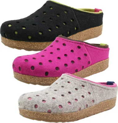 Produktbild von Haflinger Damen Hausschuh Pantoffel Filz Grizzly Holly 711064, Größe:41 EU, Farbe:Pink