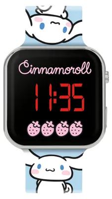 Obrázek produktu pro Cinnamoroll LED hodinky Light Blue Unisize Sanrio