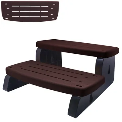 Produktbild von Waterway Whirlpool 2-Stufen Einstiegstreppe Outdoor Kunststoff 360kg Cinnamon