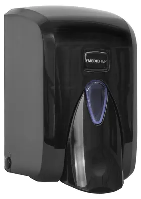 Imagen del producto de Dispensador de jabón de montaje en pared, capacidad de 500 ml, funcionamiento manual, para jabón líquido