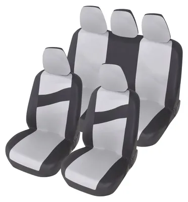 Produktbild von Auto Accessori Lupex Universal-Autositzbezüge LS08, Sitzbezüge Farbe Grau, Set v