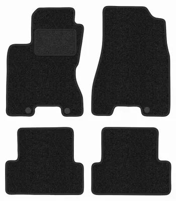 Obrázok produktu pre Velúrové autokoberce pre: Nissan X-Trail II T31 2007-2014 (SUV) – sada 4 ks, antracitové, na mieru – Wielganizator ANTHRA