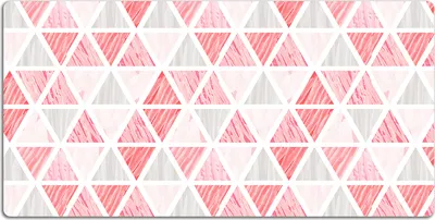 Produktbild von Schreibtischmatte Tischunterlage 100x50 cm Mauspad - Rosa Dreiecke
