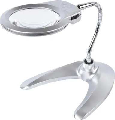 Obrázek produktu pro Verk 09010 Stolní lupa s podstavcem 2 x LED
