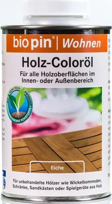 Produktbild von Biopin Naturfarben Holz-Coloröl 500 ml eiche