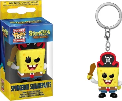 Produktbild von Funko FK83589 - The SpongeBob Movie (2025) POP! Vinyl Schlüsselanhänger 4 cm SpongeBob SquarePants Display (12) - Neu