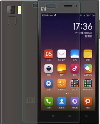 Produktbild von Xiaomi Mi 3 Displayschutzfolie 9H Verbundglas Panzer Schutz Glas Tempered Glas