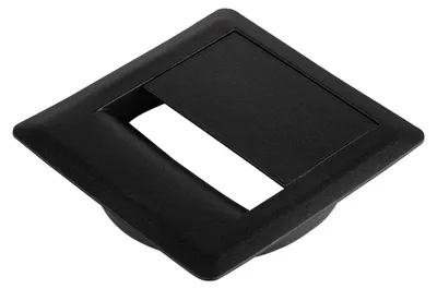 Produktbild von CAVO Kabeldurchlass Kunststoff 93 x 93 mm Ø 80 mm schwarz – Kabeldurchführung Schreibtisch